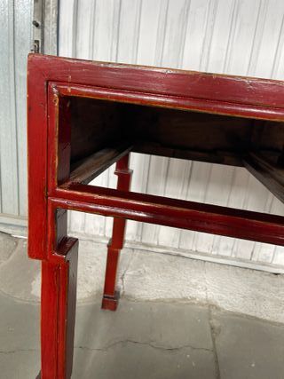 Escritorio lacado antiguo restaurado