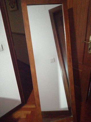 Espejo tocador madera marrón