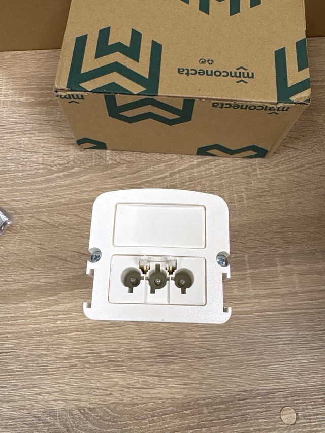 Regleta doble mmconecta - Enchufe