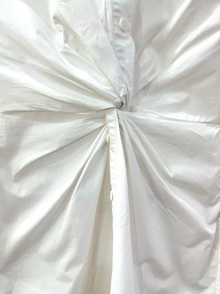 vestito estivo bianco stile camicia da donna