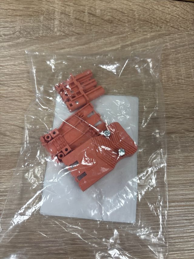 Regleta Easyblock 2 Schuko roja