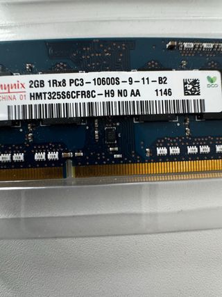 RAM SO-DIMM Hynix 4GB Kit (2 x 2 Gb) DDR3 10600S

