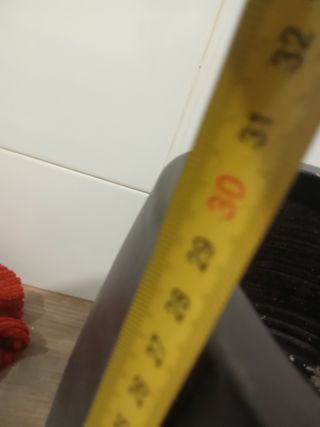 Macetero cerámico negro