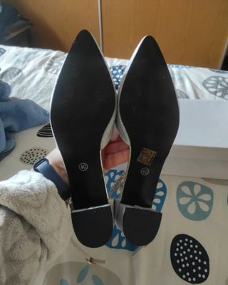 Zapatos fiesta plata 39-40