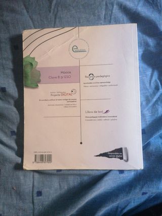 LA+CDA Musica Clave B 3 ESO. Valenciano.