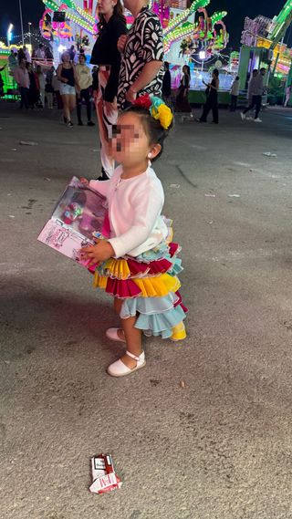 Traje flamenca niña de 3 a 4 años