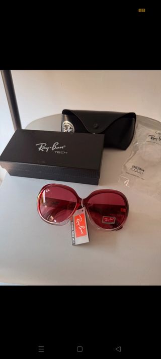 Ray-Ban Tech - Gafas rojas nuevas