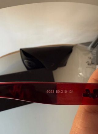 Ray-Ban Tech - Gafas rojas nuevas
