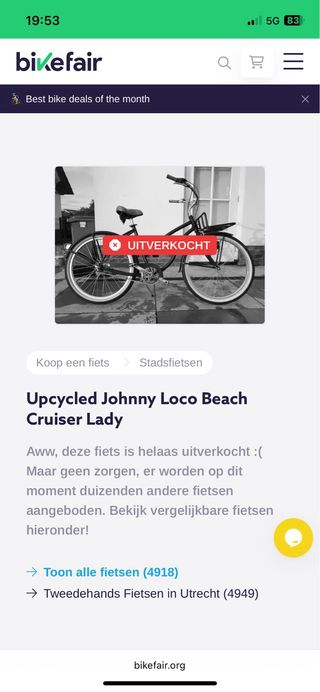 Bicicleta Johnny Loco Dutch Delight