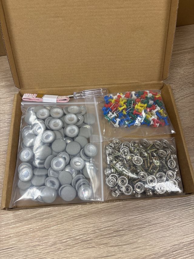 Kit Reparación Tapicería Coche 90uds