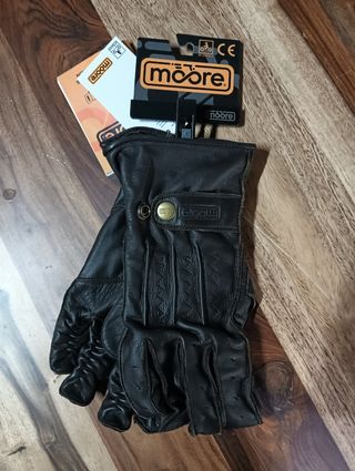 Guantes moto cuero Moore XXL