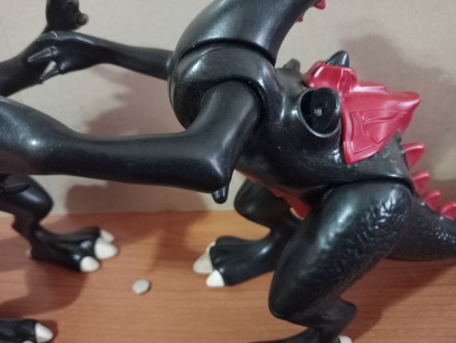 Playmobil-Lote dragones negros con luz 4838