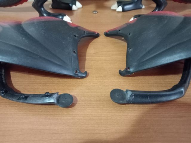 Playmobil-Lote dragones negros con luz 4838