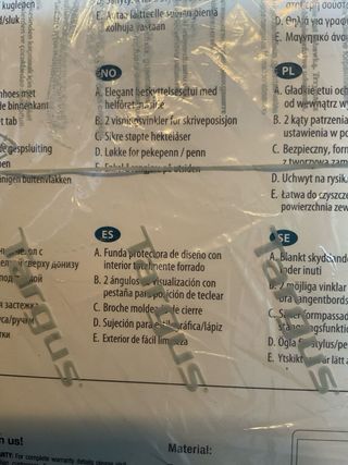 Funda Vuscape iPad Air - Roja