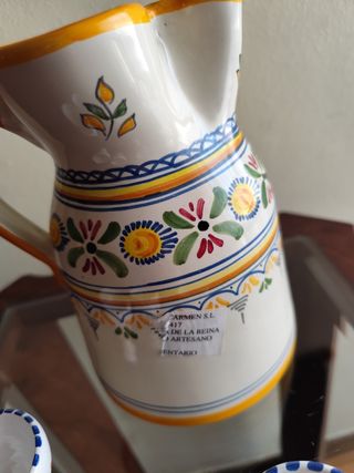 Giara e 3 uova Talavera Spagna