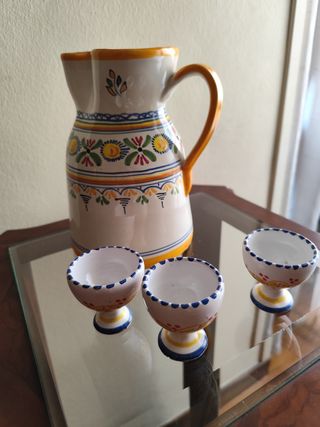 Giara e 3 uova Talavera Spagna