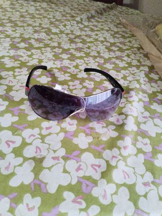 Gafas sol negras-rosa