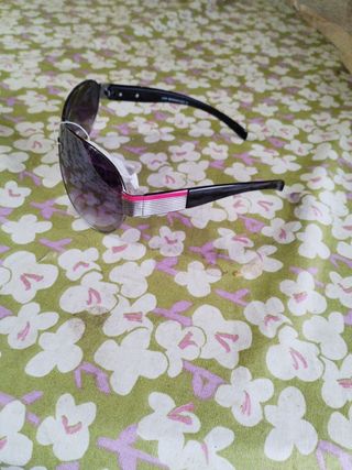 Gafas sol negras-rosa