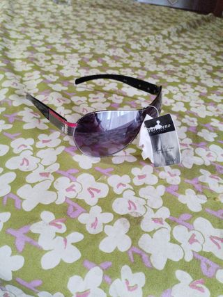 Gafas sol negras-rosa