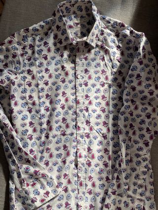 Camicia Uomo Paisley Multicolore