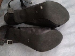 Sandalias Melanie tacón negro