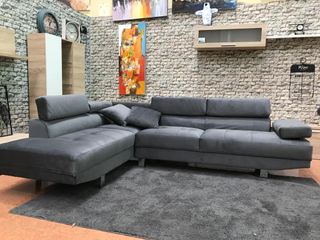 Sofá rinconera gris - Oferta