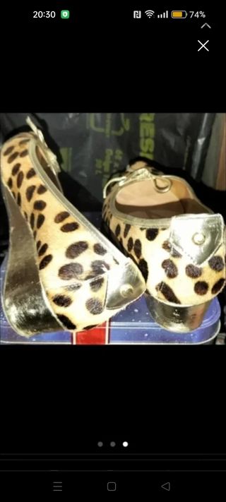 Zapatos - Piel Leopardo - Talla 44