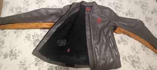 Cazadora cuero Dainese mujer