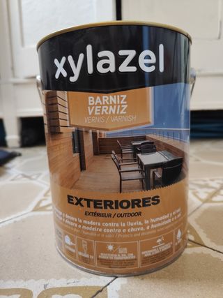 Barniz Xylazel madera exterior incoloro (2 botes 