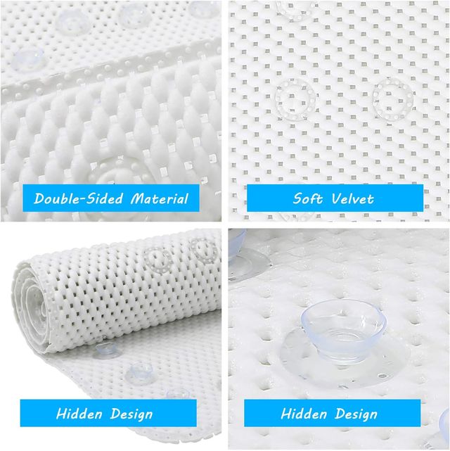 Tappeto da Bagno Antiscivolo Antimuffa 91x43cm