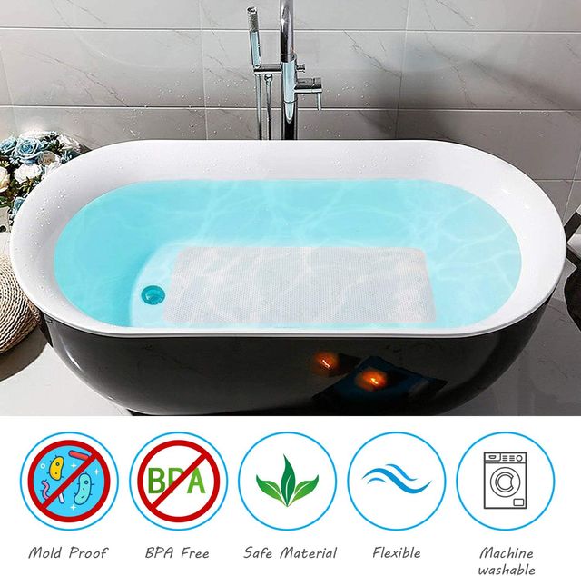 Tappeto da Bagno Antiscivolo Antimuffa 91x43cm