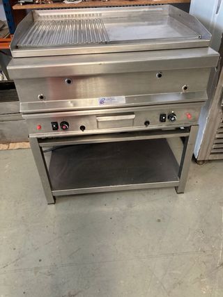 Plancha frytop acero inoxidable repagas