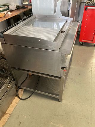 Plancha frytop acero inoxidable repagas