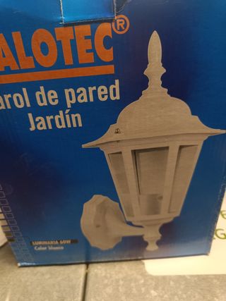Farol HALOTEC Jardín - Blanco