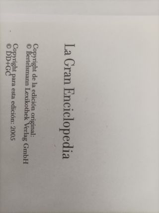 GRAN ENCICLOPEDIA LA TOMO I