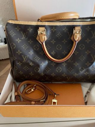 Bolso Louis Vuitton Speedy 35 Marrón no es negocia