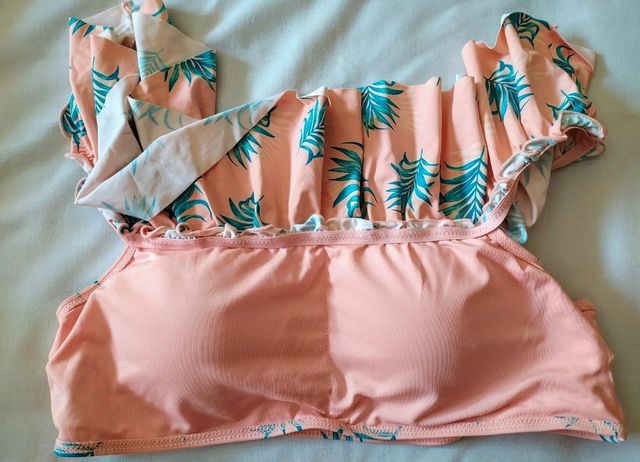 Bikini rosa estampado M