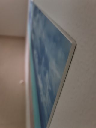 Cabecero cama madera efecto playa