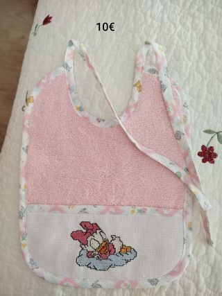 Babero bebé artesanal - 2uds