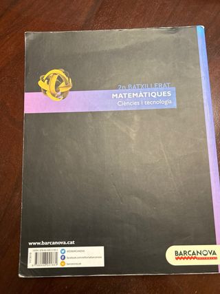 Matemàtiques 2n Batxillerat. Llibre de l'alumne