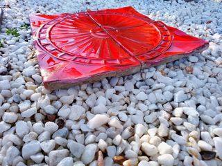 Composición 4 baldosas Fat Lava años 60