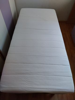 Somier articulado + latex (colchon)90x190 - NUEVA.