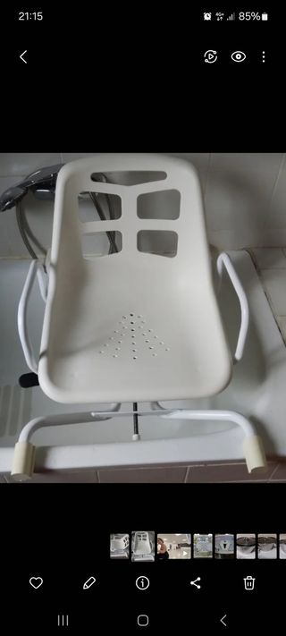Silla ducha ortopédica