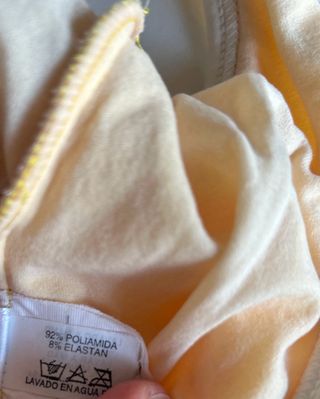 Bañador premamá amarillo