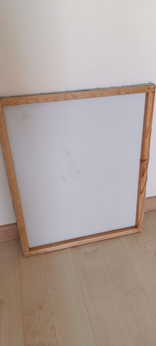 Cuadro óleo barcos antiguo