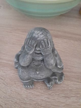 3 Budas de cerámica - Decoración