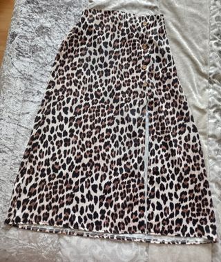 Falda larga leopardo - boho chic