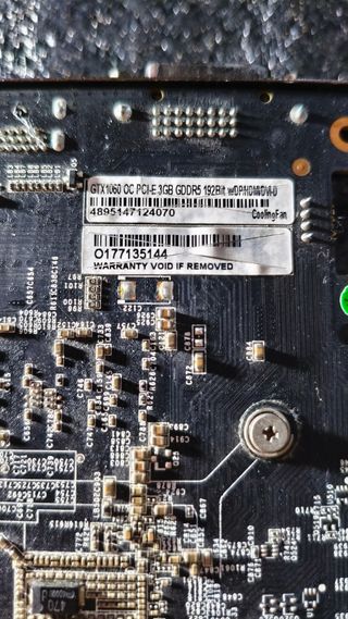 Tarjeta gráfica KFA2 GTX 1060 OC 3GB
