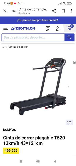 Cinta correr Domyos T520B