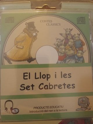 Cuento "El Llop i les set cabretes" con CD-ROM